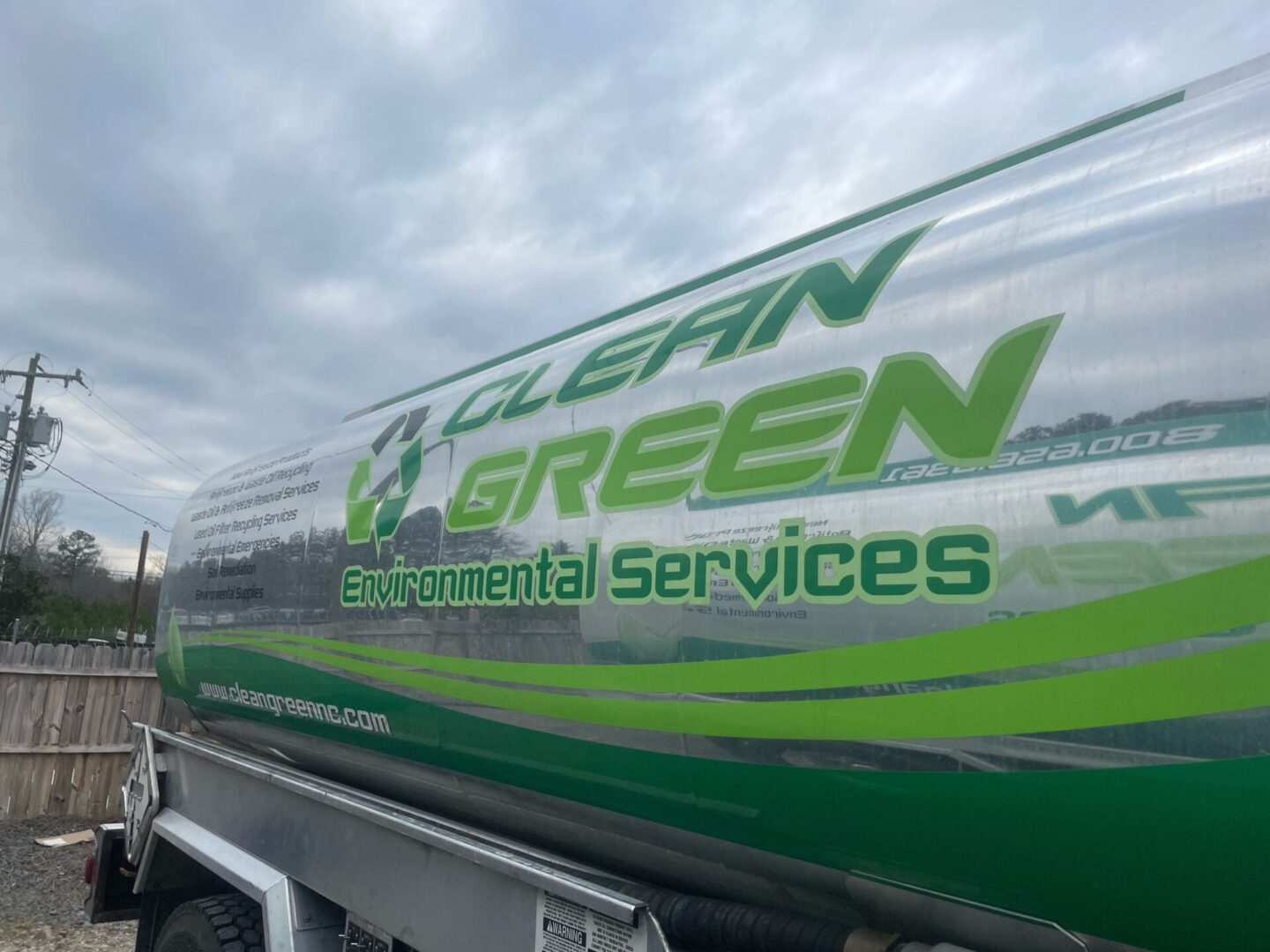 Environmental services vehicle